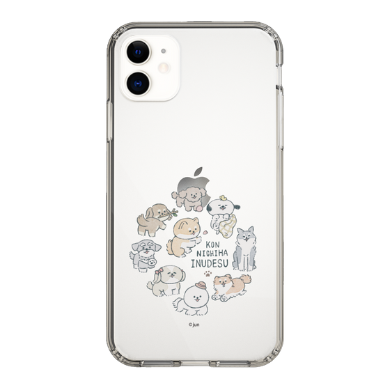 Slim Protection Case［ Hello, It's Dog - All Together - Clear ］
