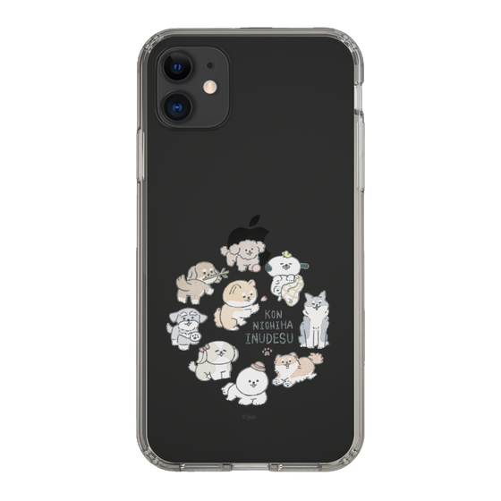 Slim Protection Case［ Hello, It's Dog - All Together - Clear ］