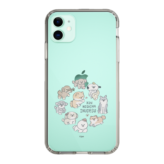 Slim Protection Case［ Hello, It's Dog - All Together - Clear ］