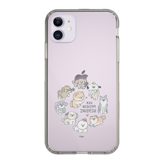 Slim Protection Case［ Hello, It's Dog - All Together - Clear ］