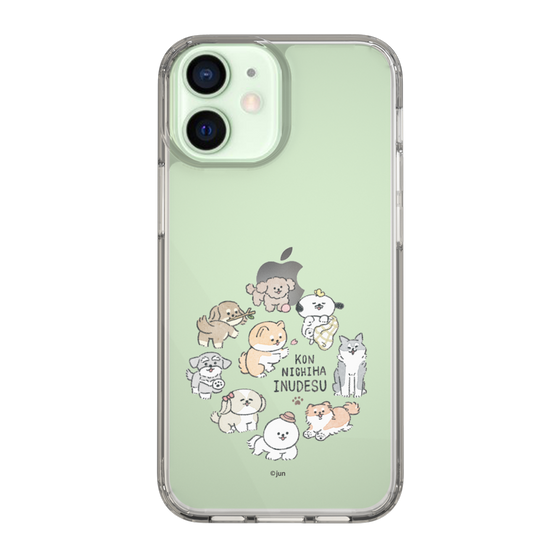 Slim Protection Case［ Hello, It's Dog - All Together - Clear ］