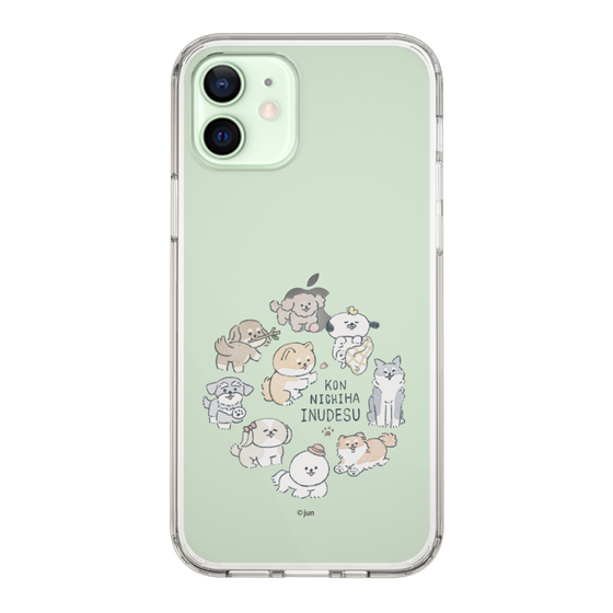 Slim Protection Case［ Hello, It's Dog - All Together - Clear ］