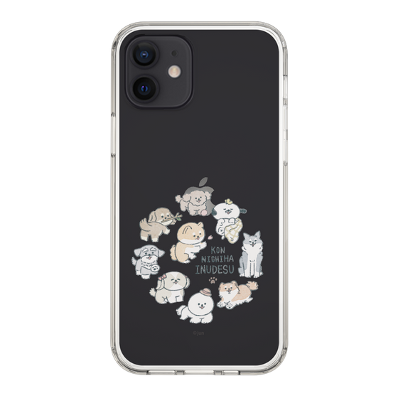 Slim Protection Case［ Hello, It's Dog - All Together - Clear ］