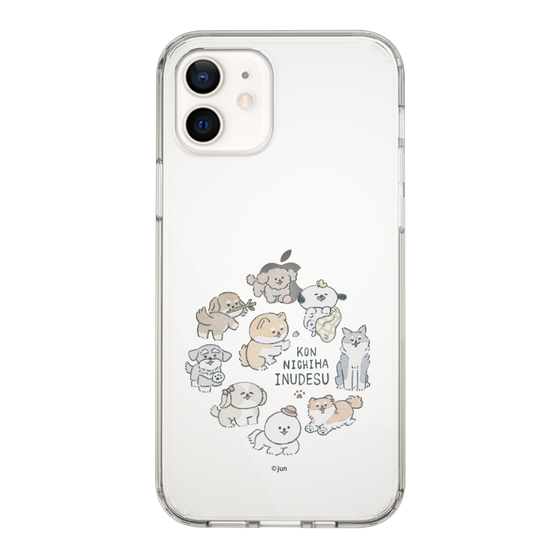 Slim Protection Case［ Hello, It's Dog - All Together - Clear ］
