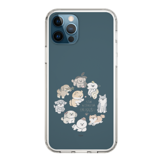 Slim Protection Case［ Hello, It's Dog - All Together - Clear ］