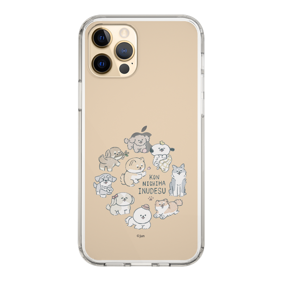 Slim Protection Case［ Hello, It's Dog - All Together - Clear ］