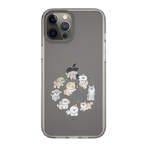 Slim Protection Case［ Hello, It's Dog - All Together - Clear ］