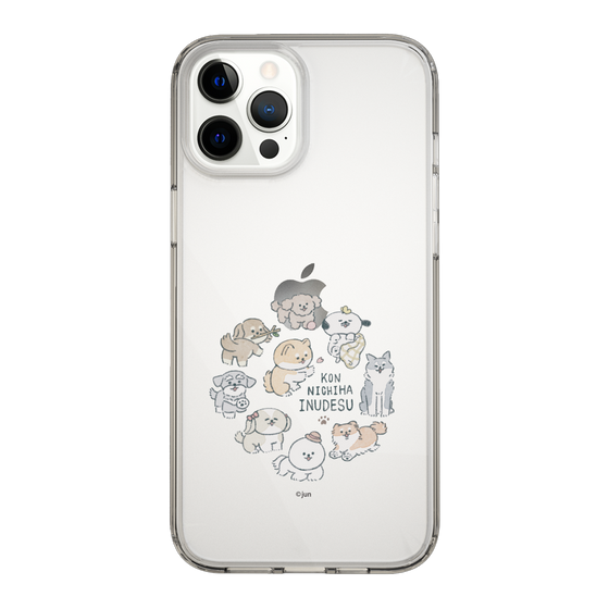 Slim Protection Case［ Hello, It's Dog - All Together - Clear ］