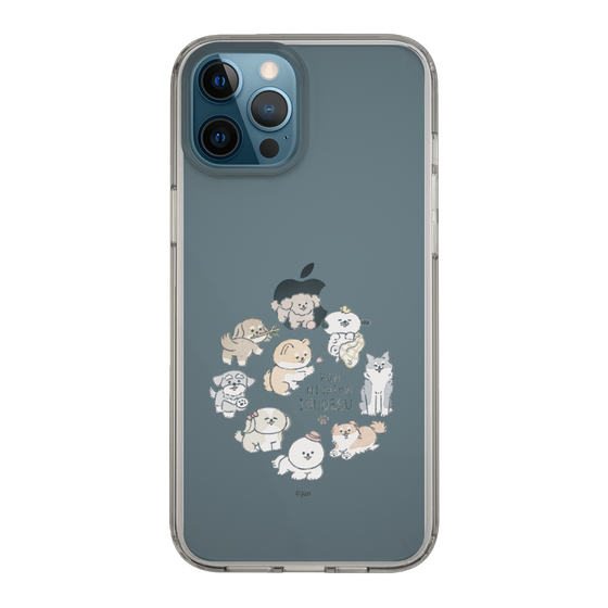 Slim Protection Case［ Hello, It's Dog - All Together - Clear ］