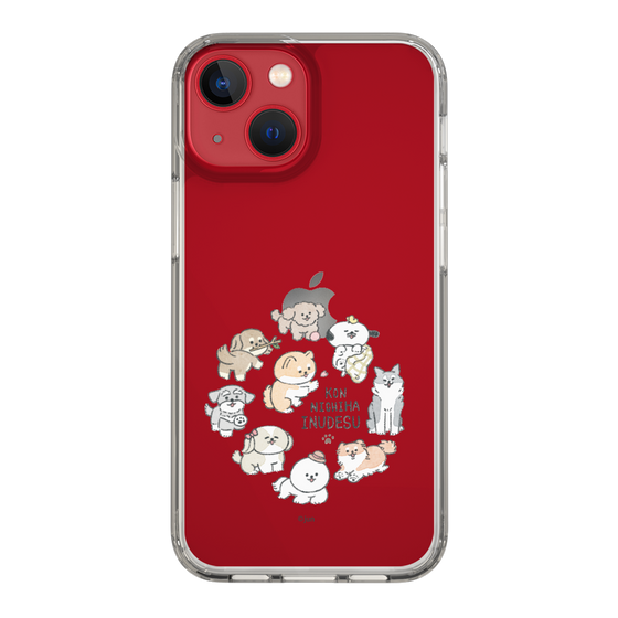 Slim Protection Case［ Hello, It's Dog - All Together - Clear ］
