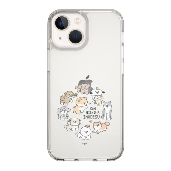 Slim Protection Case［ Hello, It's Dog - All Together - Clear ］