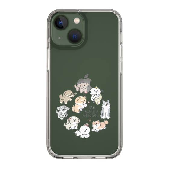 Slim Protection Case［ Hello, It's Dog - All Together - Clear ］