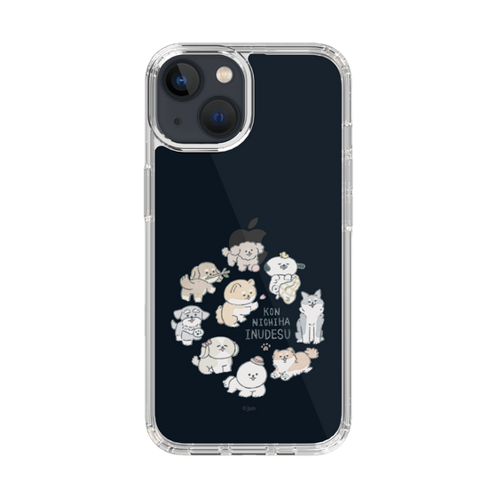 Slim Protection Case［ Hello, It's Dog - All Together - Clear ］