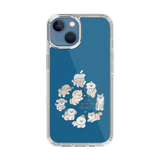 Slim Protection Case［ Hello, It's Dog - All Together - Clear ］