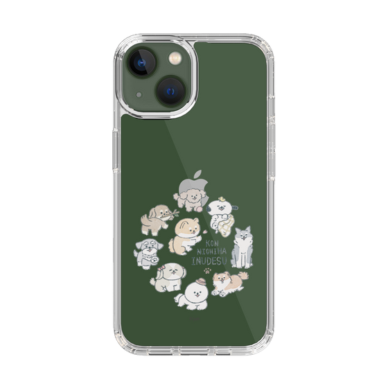 Slim Protection Case［ Hello, It's Dog - All Together - Clear ］
