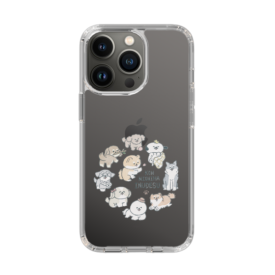 Slim Protection Case［ Hello, It's Dog - All Together - Clear ］