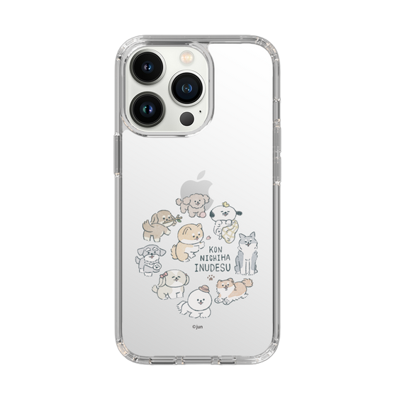 Slim Protection Case［ Hello, It's Dog - All Together - Clear ］