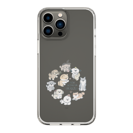 Slim Protection Case［ Hello, It's Dog - All Together - Clear ］