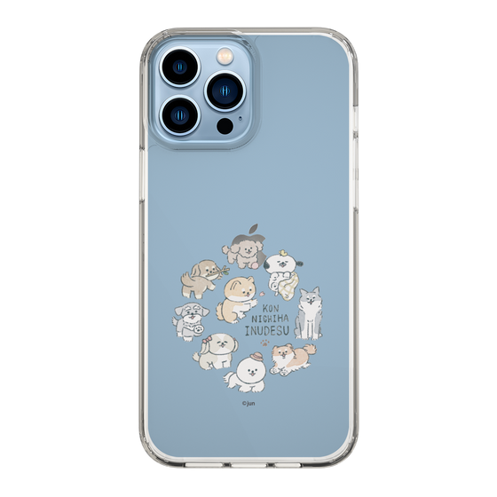 Slim Protection Case［ Hello, It's Dog - All Together - Clear ］