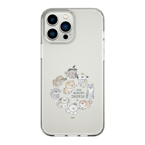 Slim Protection Case［ Hello, It's Dog - All Together - Clear ］
