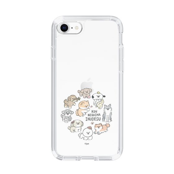 Slim Protection Case［ Hello, It's Dog - All Together - Clear ］