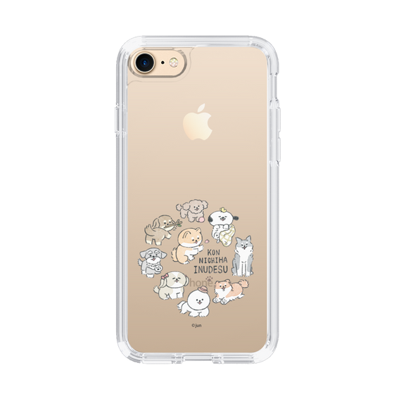 Slim Protection Case［ Hello, It's Dog - All Together - Clear ］