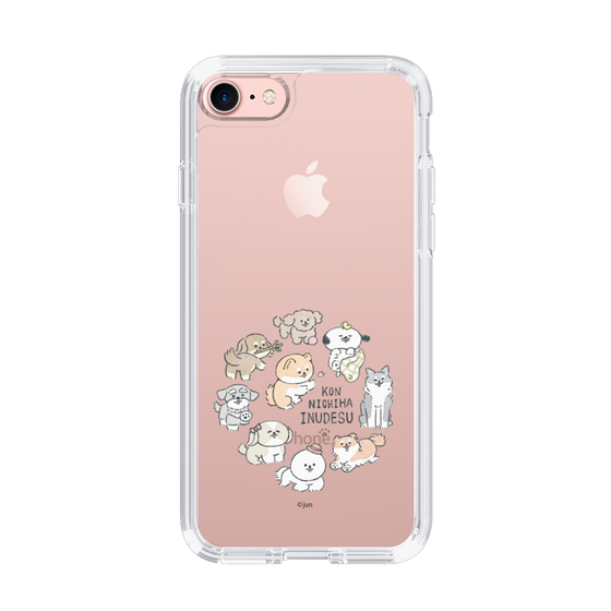 Slim Protection Case［ Hello, It's Dog - All Together - Clear ］