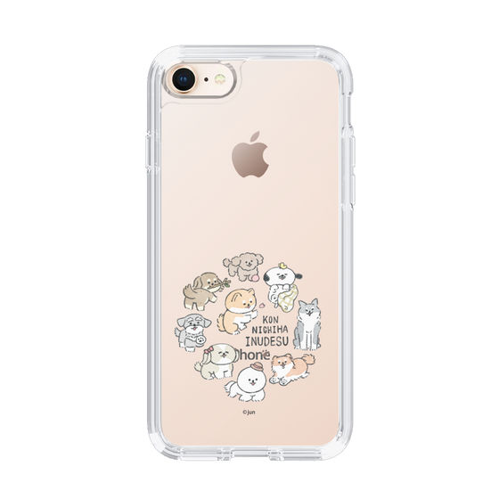 Slim Protection Case［ Hello, It's Dog - All Together - Clear ］