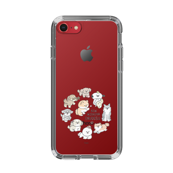 Slim Protection Case［ Hello, It's Dog - All Together - Clear ］