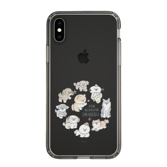 Slim Protection Case［ Hello, It's Dog - All Together - Clear ］