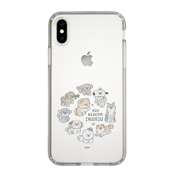 Slim Protection Case［ Hello, It's Dog - All Together - Clear ］
