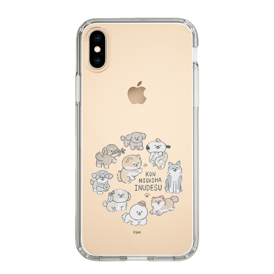 Slim Protection Case［ Hello, It's Dog - All Together - Clear ］