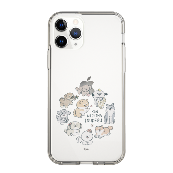 Slim Protection Case［ Hello, It's Dog - All Together - Clear ］