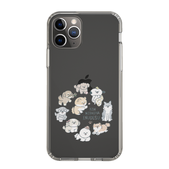 Slim Protection Case［ Hello, It's Dog - All Together - Clear ］