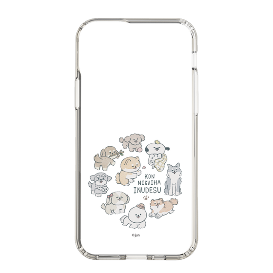 Slim Protection Case［ Hello, It's Dog - All Together - Clear ］