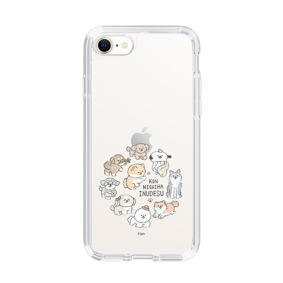 Slim Protection Case［ Hello, It's Dog - All Together - Clear ］