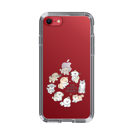 Slim Protection Case［ Hello, It's Dog - All Together - Clear ］