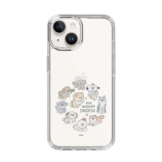 Slim Protection Case［ Hello, It's Dog - All Together - Clear ］