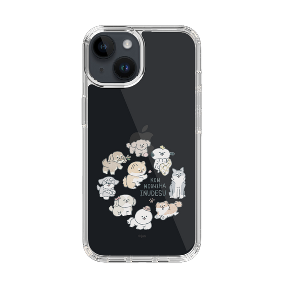 Slim Protection Case［ Hello, It's Dog - All Together - Clear ］