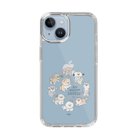 Slim Protection Case［ Hello, It's Dog - All Together - Clear ］