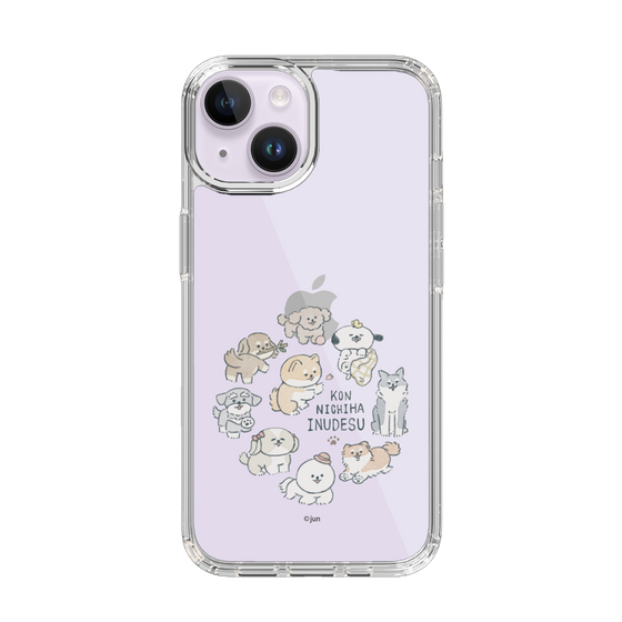 Slim Protection Case［ Hello, It's Dog - All Together - Clear ］