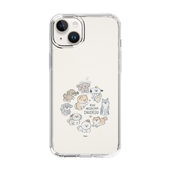 Slim Protection Case［ Hello, It's Dog - All Together - Clear ］