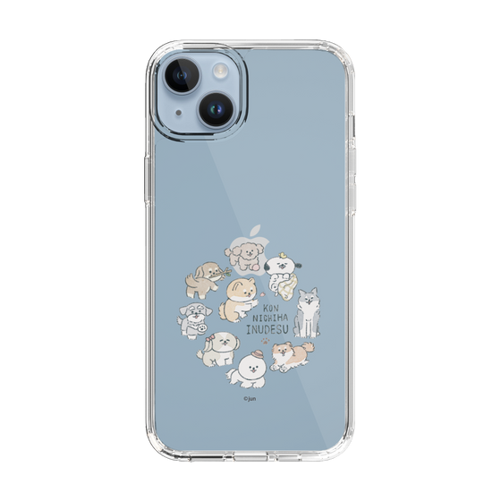 Slim Protection Case［ Hello, It's Dog - All Together - Clear ］