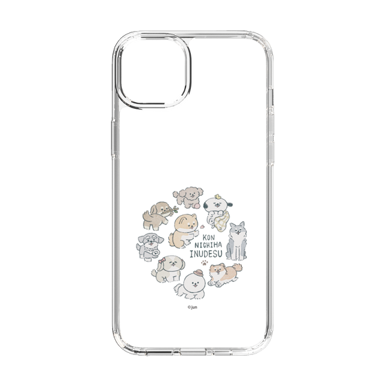 Slim Protection Case［ Hello, It's Dog - All Together - Clear ］