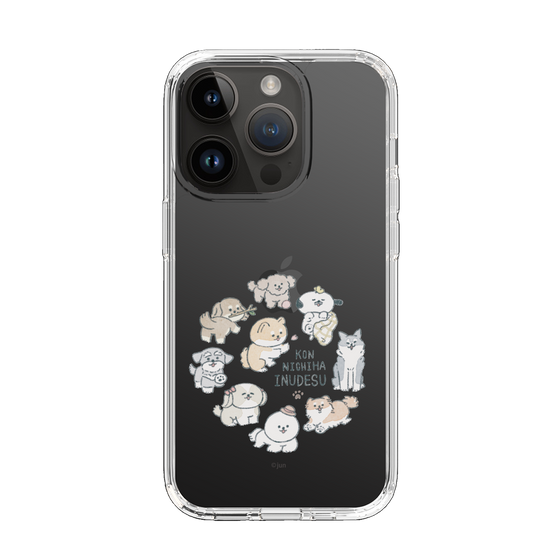 Slim Protection Case［ Hello, It's Dog - All Together - Clear ］