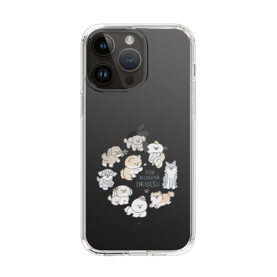 Slim Protection Case［ Hello, It's Dog - All Together - Clear ］