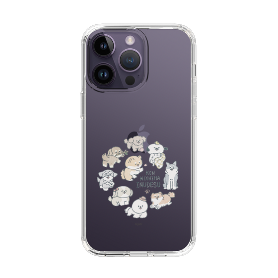 Slim Protection Case［ Hello, It's Dog - All Together - Clear ］