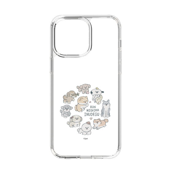 Slim Protection Case［ Hello, It's Dog - All Together - Clear ］