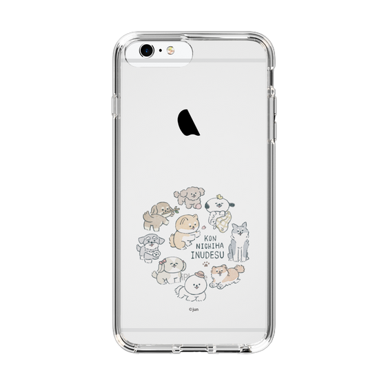 Slim Protection Case［ Hello, It's Dog - All Together - Clear ］
