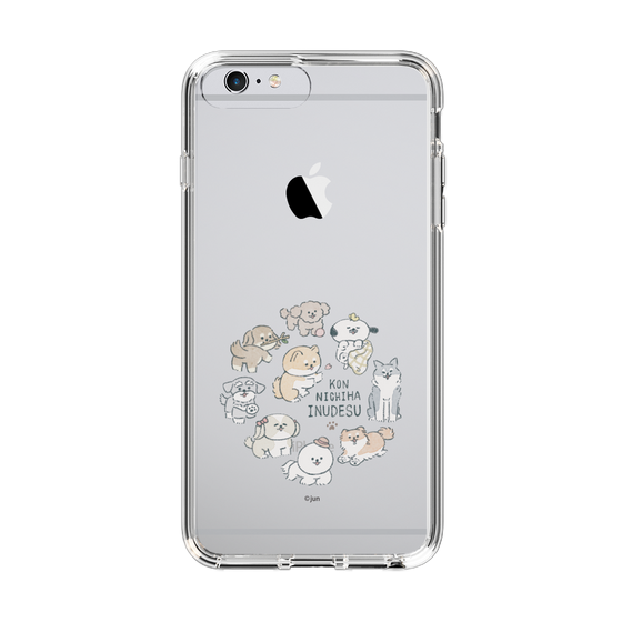 Slim Protection Case［ Hello, It's Dog - All Together - Clear ］